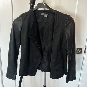 Vince denim/leather jacket